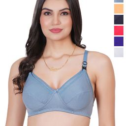 Liigne Women Pack Of 6 Maternity Full Coverage Non Padded Bra-picture-38