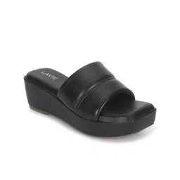 Lavie Women's Textured PU Wedge Gladiators-19