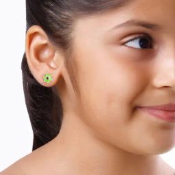 GIVA 925 Sterling Silver Bloomie Buds Kids Earrings-image-10