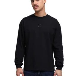 Puma House Of Graphics Black Cotton Relaxed Fit Graphic T-Shirt-picture-35