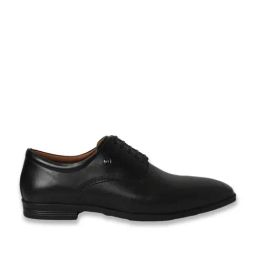 Louis Philippe Men's Black Derby Shoes-picture-33