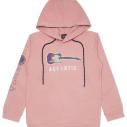 Cavio Kids Pink Cotton Printed Full Sleeves Sweatshirt-image-73