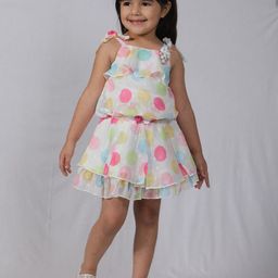 Little Dolly Floral Print A-Line Dress-image-21