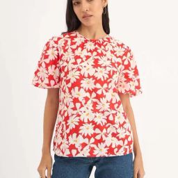 SALT Attire Red Floral Top-picture-43