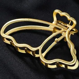 DIVASTRI Women Gold Metal Butterfly Hair Claw Clip-picture-11
