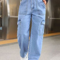 RIVI Women Jean Straight Fit High-Rise Stretchable Jeans-image-17
