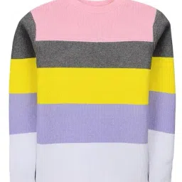 Cherry Crumble By Nitt Hyman Kids Multicolor Striped Sweater-image-75