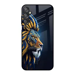 QRIOH Animated Lion Printed Sleek & Lightweight Silicone Samsung Galaxy M15 5G Back Case-picture-9