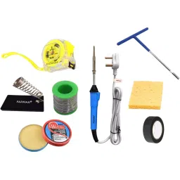 FADMAN Professional T-Spanner, Sponge, Measuring Tape, Solder Wire, Paste, Stand, Tape, Soldering Iron8 pcs Combo kit-11