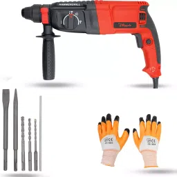 Hillgrove Chuck Size 26 mm Hammer Impact Drill kit 1200 W, HGCM777M1-image-53