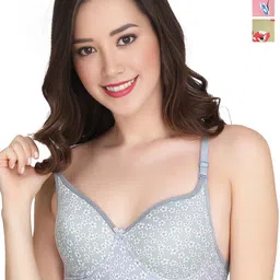 Liigne Floral Bra Full Coverage Lightly Padded-image-59