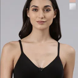 Dollar Missy Pack of 3 Combed Cotton with Stretchy Elastane Wire-Free Basic Support Bra-image-14