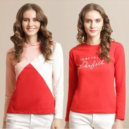 Metronaut Women 2 Applique T-shirt-image-34