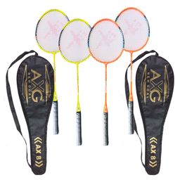 Axg New Goal Persistent Badminton Rackets Set of 4 Badminton Kit - Multicolour-16