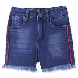 Pine Kids Mid Thigh Length Denim Washed Shorts - Blue-image-1