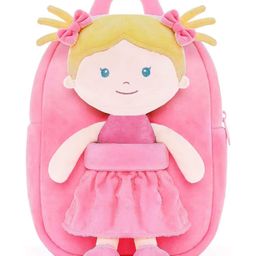 Frantic Premium Quality Soft design Full Body Hot Pink Nikki Doll Bag for Kids Height 13.9 cm-image-66