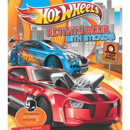 Hot Wheels Activity Book with Stickers - English-45
