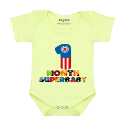 Arvesa Infants Printed Short Sleeve Bodysuit-image-74