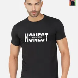 GLOBAL NOMAD Men 2 Printed Bio Finish Applique T-shirt-image-98