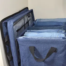 Tweedle Blue Set of 3 Regular Multi-Utility Organisers image 3