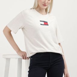 Tommy Hilfiger Women Colourblocked V-Neck T-shirt-picture-8