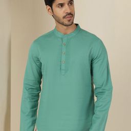 Anouk Rustic Mandarin Collar Pure Cotton Kurta-image-39