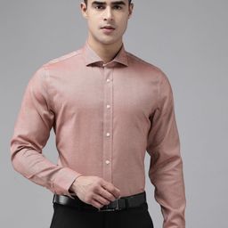 Blackberrys Men Pure Cotton Slim Fit Opaque Formal Shirt-image-39