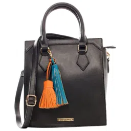 Sugarush Perth Black Solid Medium Handbag-39