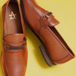 Arrow Men's Tan Formal Loafers-image-99