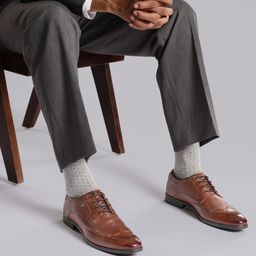Kenneth Cole Men Textured Leather Brogues-image-16