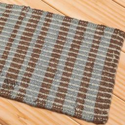 Fabindia Home Standalone Blue Jute Foot Mat-image-10
