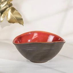 Freedom Tree Solid Multi-Color Ceramic Serving Bowl-43