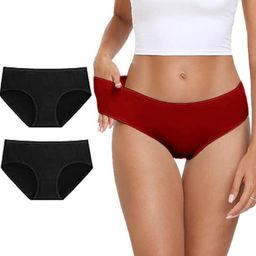 Diving Deep Women Pack of 3 Cotton Assorted Hipster Briefs-image-60