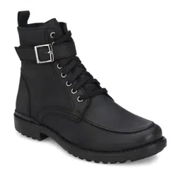 Delize Men's Black Derby Boots-image-89
