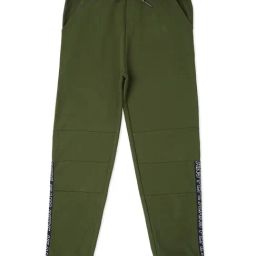 Pepe Jeans Kids Green Solid Joggers-image-92