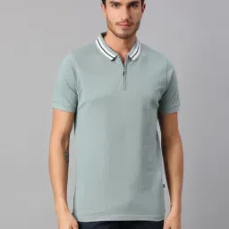 Dennis Lingo Turquoise Regular Fit Polo T-Shirt-picture-11