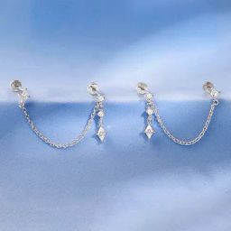 GIVA 925 Sterling Silver Cascade Dangle Earrings-image-62