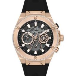 Daniel Klein Black Dial Analog Watch With silicon Band - DK1.13889-5-image-36