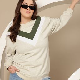 Sztori Plus Size Longline Sweatshirt-19