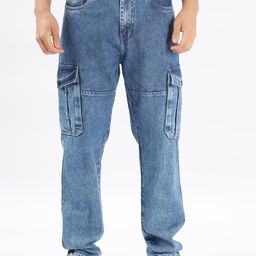 COLOR HUNT Men Comfort Regular Fit Mid-Rise Light Fade Jeans-image-51