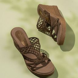 Inc 5 Women Open Toe Wedge Heel Sandals-image-95