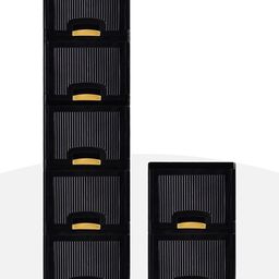 RUBOXA Black 7 Pieces Drawer Organisers-33