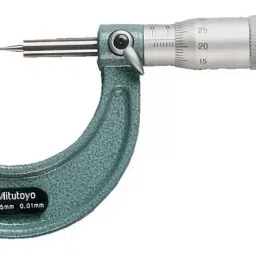 Mitutoyo 0-25 mm Point Micrometer 112-201, 30 Degree-28