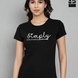 Trend Level Women 2 Applique T-shirt-94