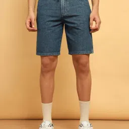 Wrangler Casey Jones Dark Blue Relaxed Fit Denim Shorts-picture-48