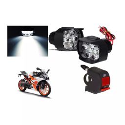 Cartronics 9 Led Shilon Fog Light White With On/Off Swich For KTM RC 200-24