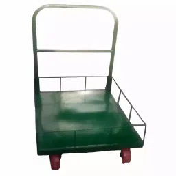 Rushabh 510 Mild Steel 3 x 2 ft Green Platform Trolley-picture-31