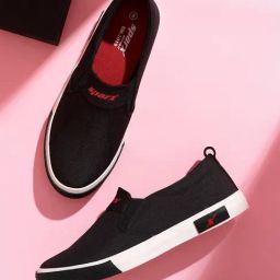 Sparx Men's Black Slip-On Shoes-image-55