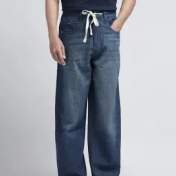 Rare Rabbit Blue Comfort Fit Solid Jeans-picture-24