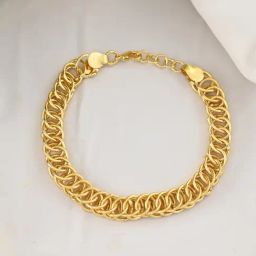 VOJ Gold Adjustable Stainless Steel Elegant Charms Bracelets-image-17
